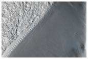 Merging Fretted Terrain Valleys of Coloe Fossae