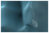 Possible Dune Source and Unusual Dune Forms in Hellespontus Region