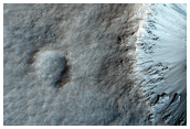 Very Fresh Crater with Diameter Greater Than 500 Meters