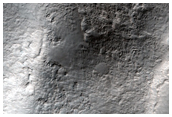 Crater with Gullies Seen in MOC E14-00006