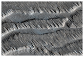 Proximal Section of a Long Lava Flow Near Ascraeus Mons