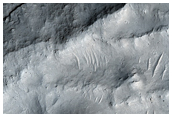 Pit with Ridges Associated with Fan in Aeolis Region