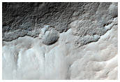 High-Latitude Crater with Gullies