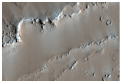Odd Vent East of Olympus Mons