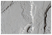 Streamlined Mesa in Distal Marte Vallis