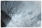 Central Peak Region of Canso Crater
