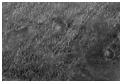 Possible Hydrated Silica in Nili Fossae Crater Scarp