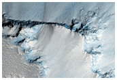 Pits at the Head of the Hephaestus Fossae