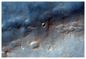 Huygens Crater Ejecta