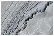 Landforms in Athabasca Valles