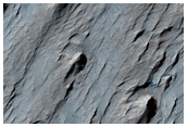 Yardangs in Tithonium Chasma