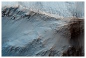 Estratigrafa visible en Ius Chasma