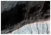 Recent Impact Crater Near Hadriaca Patera
