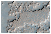 Lava Flows Overfilling a Graben in Southern Daedalia Planum