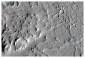 Sample Lava Flows in Amazonis Planitia