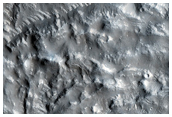 Distal Rampart Flow Ejecta of Bacolor Crater