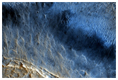 Lobate Margin of Impact Ejecta