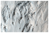 Western Rim and Ejecta of Mojave Crater