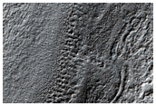 Northwest Hellas Basin Landforms