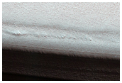 Exposure of North Polar Layered Deposits
