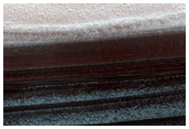 Exposure of North Polar Layered Deposits