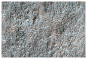 Rocky Deposit on Crater Floor North of Hellas Basin