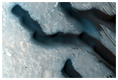 Dark Dunes Over Light-Toned Mega-Ripples Seen in MOC Image SP1-26004