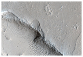 Channel System to East of Olympus Mons