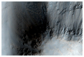 Chaotic Terrain East of Terra Cimmeria