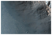 Good Exposure of Wallrock in Tithonium Chasma