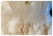 Central Peak of Large 40-Kilometer Diameter Crater