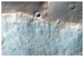 Crater in Hesperia Planum