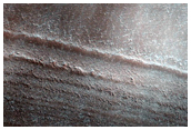 Exposure of North Polar Layered Deposits