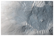 Fresh Rayed Crater West of Gulch Crater