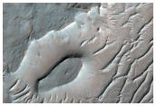Flow Ejecta of Large Crater
