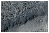 Streamlined Form North of Mangala Valles
