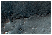 Thermally-Distinct Ridges Seen in THEMIS Images I09390002 and V24116005