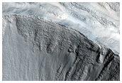 Crater in the Adamas Labyrinthus Region Seen in THEMIS Image V21701005