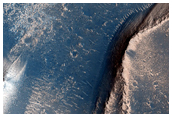 Granicus Valles Subchannel Breakout From Main Channel