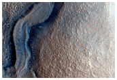 Deuteronilus Mensae Mesas and Massifs and Aprons