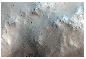Recent 8-Kilometer Diameter Impact Crater Northwest of Ceraunius Tholus