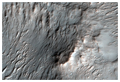 Valley Networks and Basin in Mare Cimmerium