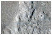 Portion of Large Dark Lobate Feature West of Elysium Rise