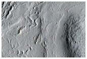 Landforms at the Distal Northeast End of the Marte Valles System