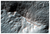 Geometry of Ramparts for Crater in High Southern Latitudes