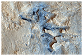 Central Peak of Trouvelot Crater