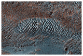 Exposures of Layered Rock in Meridiani Planum