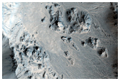 Western Rim and Ejecta of Mojave Crater
