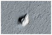Exhumed Platy-Ridged Terrain in Southwest Amazonis Planitia