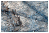 Diverse Bedrock Layers Antoniadi Crater Basin Floor